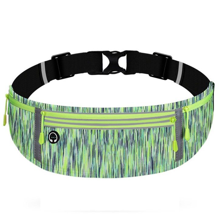Sportos övtáska, Slim Running Belt, vízálló anyag, futáshoz, kerékpározáshoz, kempingezéshez, uniszex