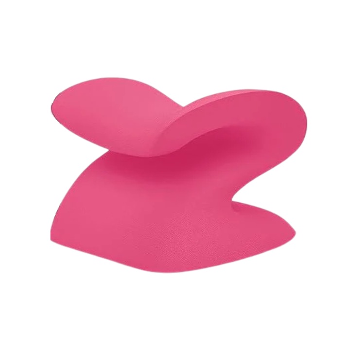 Flex Kare nyakpárna, rózsaszín, ergonomikus és ortopéd, poliuretán, 14 x 22, 5 x 10 cm