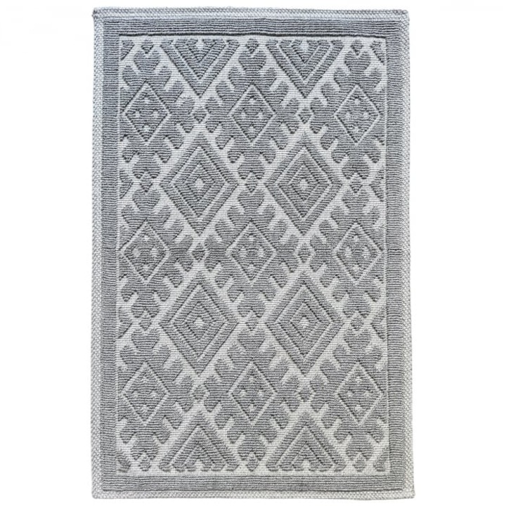 Килим Рустик памучен 120 х 180 см Сив