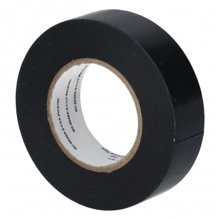Премиум PVC изолационна лента 19mm x 20m 3M Temflex 155 черна