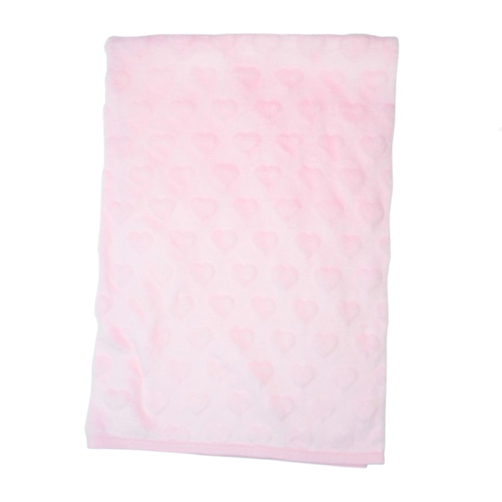 Одеяло за момиче 90 x 90 cm Mini Junior PT-MJ21, Розово