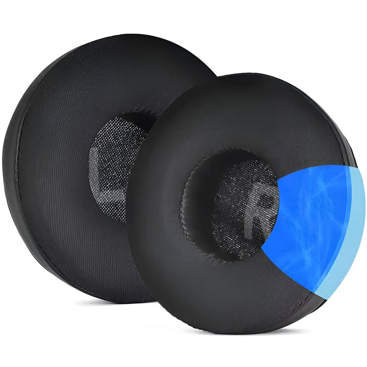 Set 2 bureti TRADEBIT pentru casti JBL T450BT 500BT 600BT E35, Negru