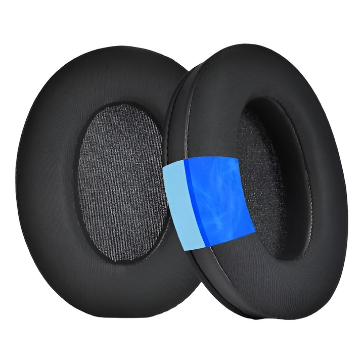 Гъби TRADEBIT, С охлаждащ гел, За слушалки SONY WH-1000XM3 1000XM3 WH1000XM3, Черен, Комплект 2 броя