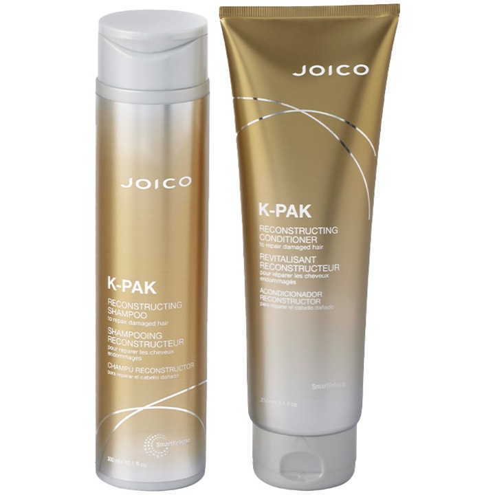 Pachet Joico pentru par vopsit: Sampon K-Pak, 300 ml + si Balsam K-Pak, 250 ml