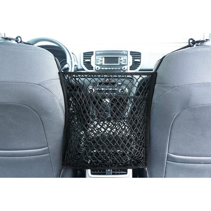 Plasa universala intre scaunele din masina, 30 x 32 cm