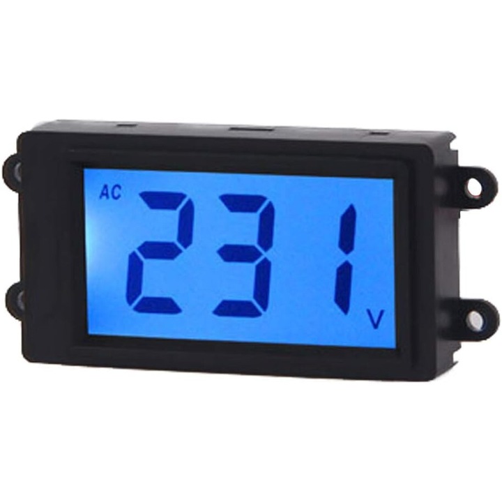 Aparat de masura Enforose, montaj pe panou, display LED, interval de masurare 80V-300V