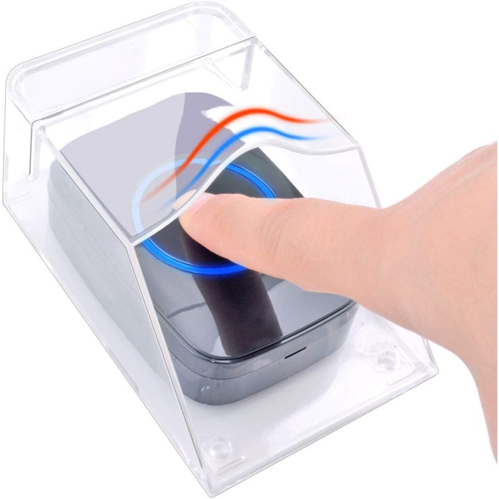 Protector pentru sonerie din material PC, Enforose, impermeabil, design prietenos, protectie robusta