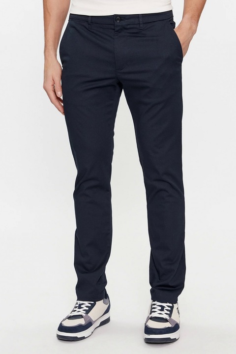 Мъжки панталон Tommy Hilfiger Chino Bleecker Printed Structure MW0MW28642, Тъмносин, W34-L32