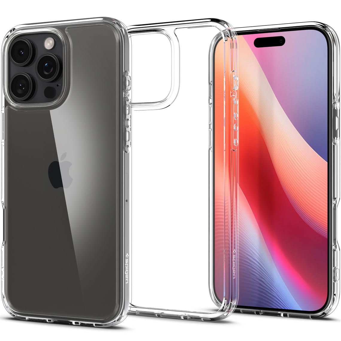 Husa Spigen Ultra Hybrid pentru iPhone 16 Pro, transparenta