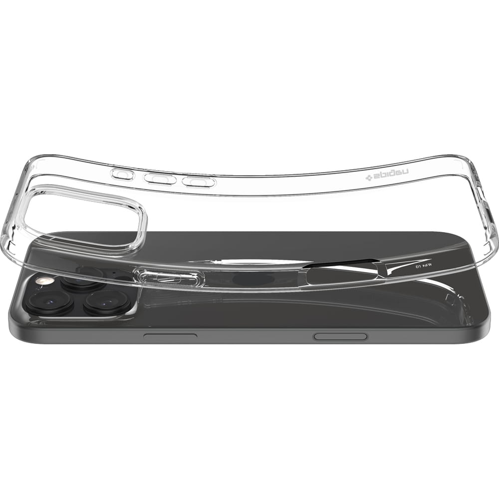 Husa Spigen Liquid Crystal pentru iPhone 16 Pro, transparenta