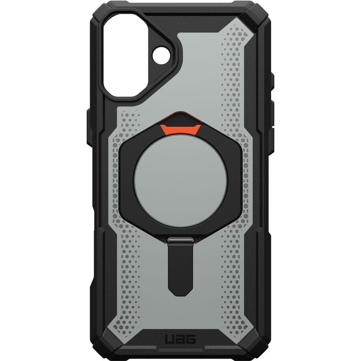 Urban Armor Gear Plasma XTE Mag MagSafe tok iPhone 16 Plushoz, fekete / átlátszó