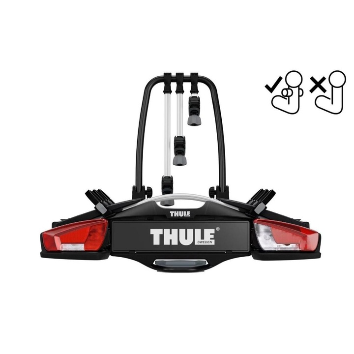 Багажник за велосипед Thule VeloCompact F 3/4 с приспособление за теглич
