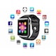 Ceas Smartwatch cu Telefon iMK® 496Z, Camera 3 Mpx, Apelare BT, LCD Capacitiv 1.54" Antizgarieturi, Slot Card, Aluminium Black Edition, 3 ani Garantie