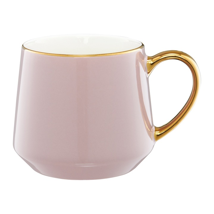 Cana portelan 460ml, roz, AMBITION Royal