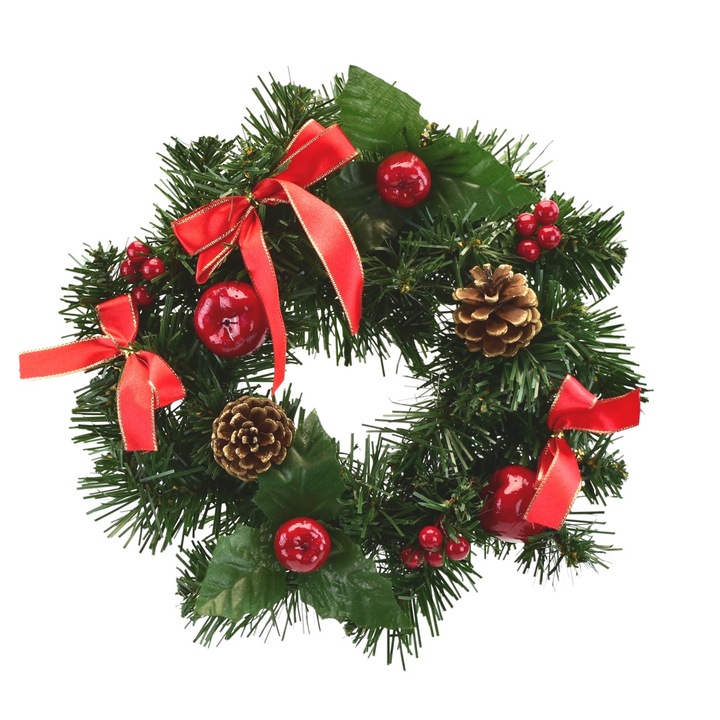 Coronita cu arc rosu Ø25 cm