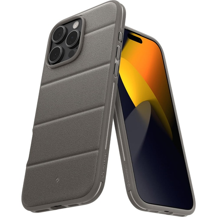 Husa Spigen Caseology Athlex Mag pentru iPhone 16 Pro Max, gri