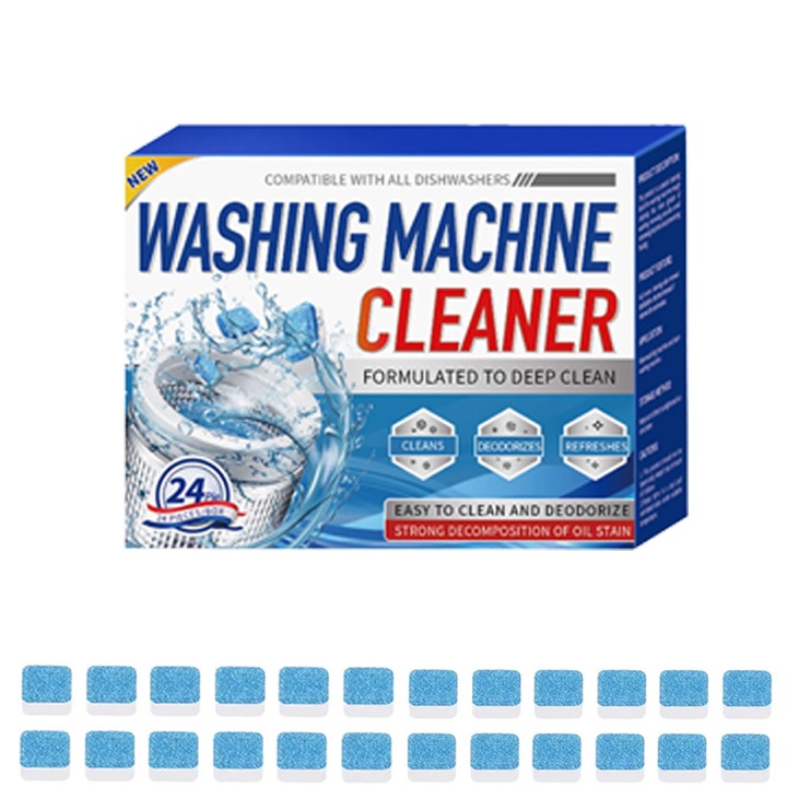 SUB mosógéptisztító tabletta, szennyeződés ellen, 24 darab