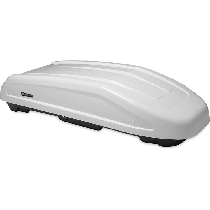 Cutie portbagaj Modula Evo 550 Alb Lucios, 206x90x47cm, 550 Litri