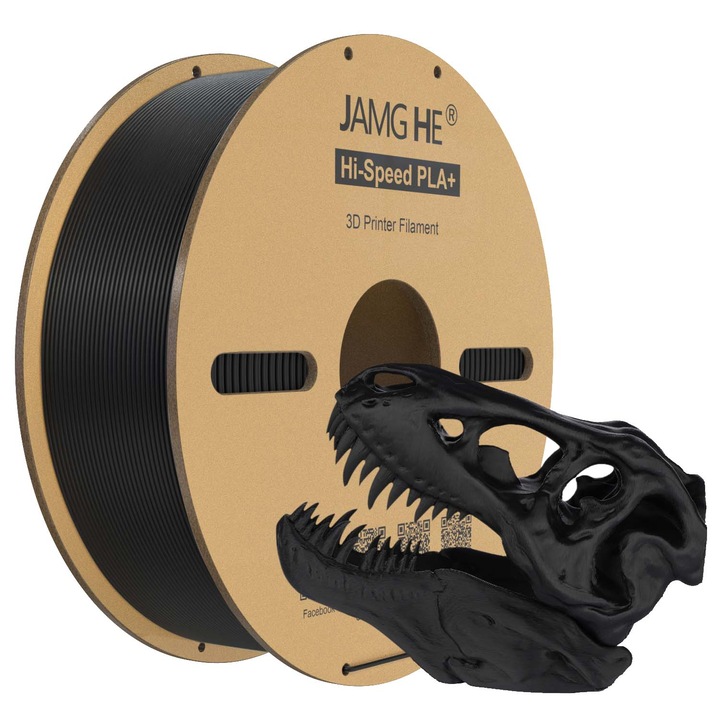Нишка Jamghe, hi speed PLA+, Черен, 1KG