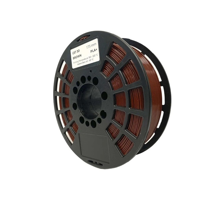 Filament PLA+ GST 3D Fluorescent Brown maro 1 kg 1, 75 mm