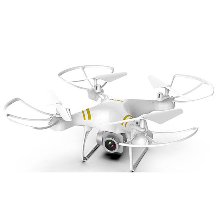 Mmgoqqt 8S UAV дрон с максимална височина 120м, HD въздушна фотография, бял, 0-5 кг