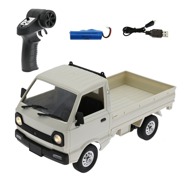 Masinuta RC Suzuki, Enforose, scara 1:16, functionalitate imbunatatita, alb