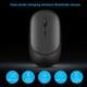 Mouse wireless LEIISVK, 2.4GHz, 1600 dpi, ergonomic, negru, dimensiune normala