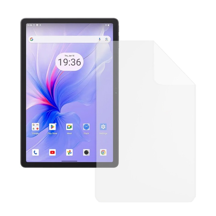Folie Silicon High Definition pentru Blackview Tab 16 Pro, COMANDO TAB PROTECT, Anti-Soc, Rezistenta la zgarieturi, Ultra-subtire, Strat Oleofobic, Sensibilitate ridicata, Aplicare usoara, Transparent