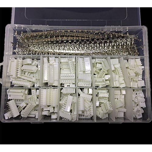 Set 1220 bucati conectori 2.54mm JST-XHP, BGHYHYHI, 2-9 pini