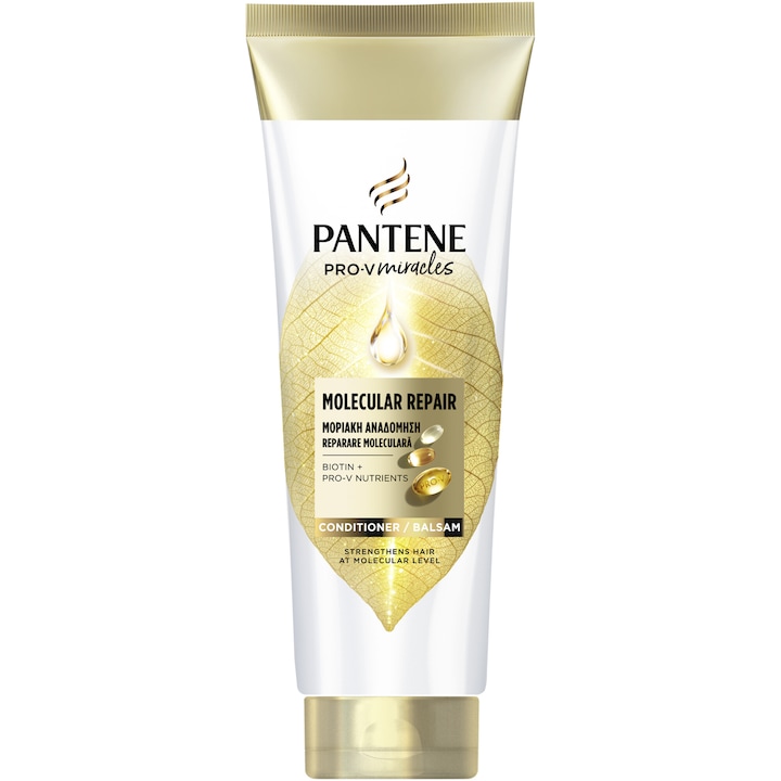 Balsam de par Pantene Pro-V Miracles Molecular Repair cu Biotina, pentru par uscat si deteriorat, 160 ml