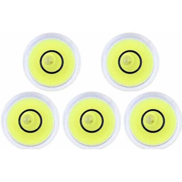 5 db-os szintező vízmérték szett, BGHYHYHI, átmérő 12 mm, mini, vízálló