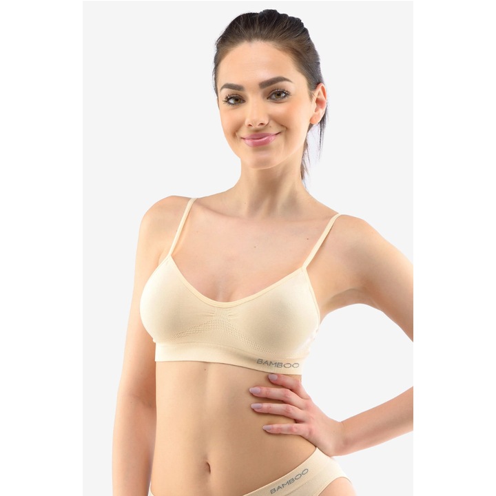 Okologiai bambuszszalas melltarto 07015, Krémszín