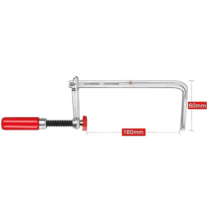 Cleme rapide set 2 bucati BGHYHYHI, 160x60mm, forta de prindere 220kg, pentru sistem ghidare MFT