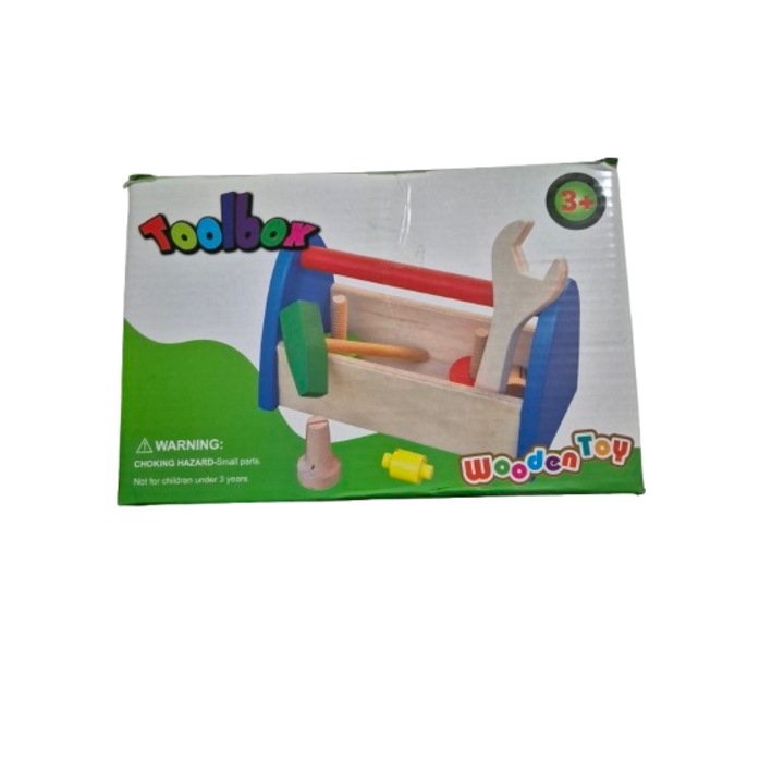 Trusa scule din lemn, 10 piese