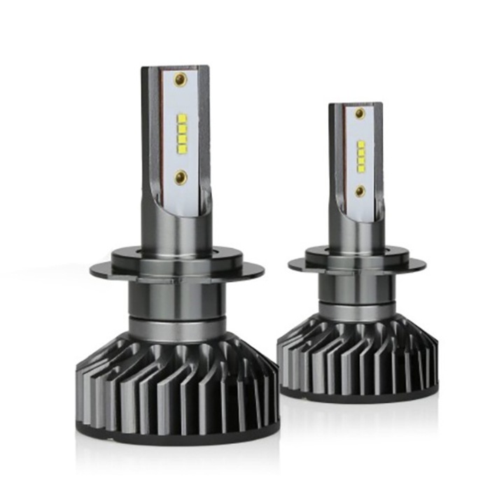 Set 2 Becuri auto F2 H7, canbus, 10000lm, 160W/set, 8LED