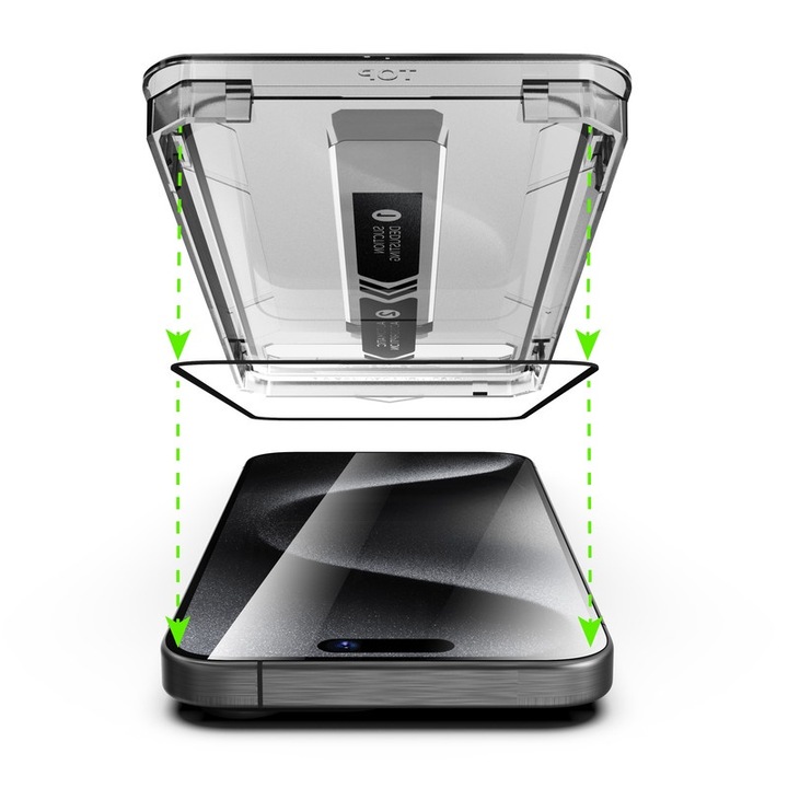 Протектор за телефон, за iPhone 14 Plus, бърз монтаж, поверителност, стъкло