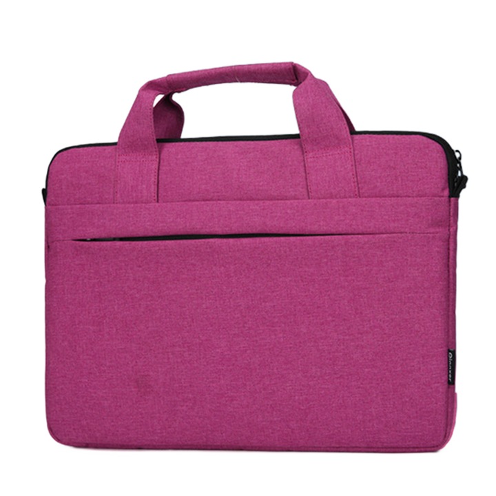 Geanta laptop HERUSI rosu 38x27x3cm multifunctionala protectie 360°