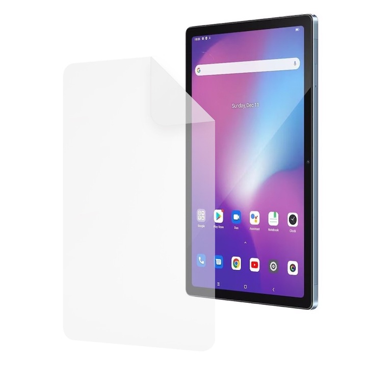 Folie Silicon High Definition pentru Blackview Tab 11 SE, COMANDO TAB PROTECT, Anti-Soc, Rezistenta la zgarieturi, Ultra-subtire, Strat Oleofobic, Sensibilitate ridicata, Aplicare usoara, Transparent
