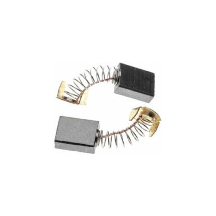 Set 2 Perii pentru motor, BHYHYHI, Carbon, 6.5 x 13.5 x 17 mm, Pentru Makita CB-153 / CB-155 / CB-161, Argintiu