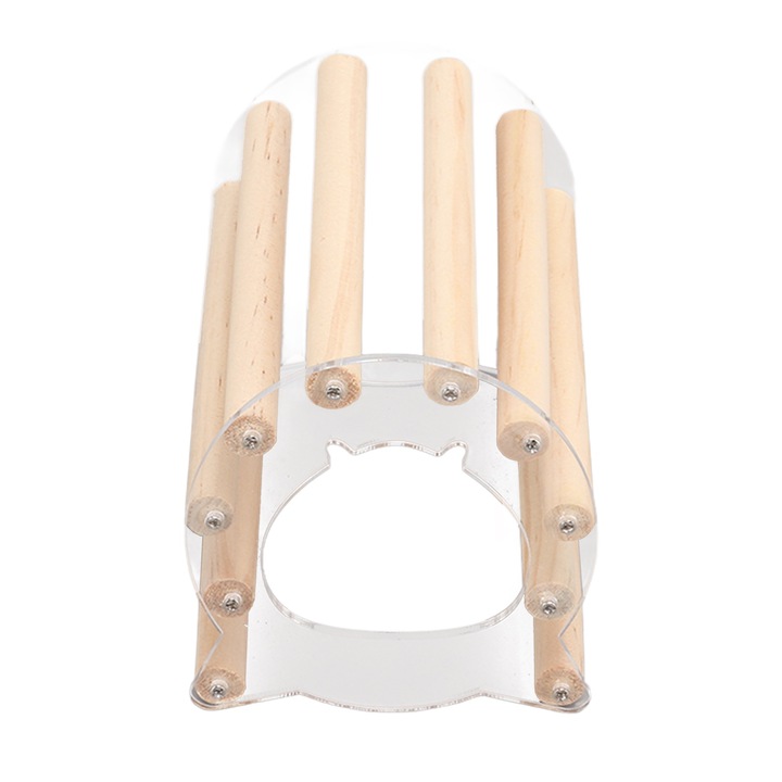 Дървена къща за хамстер, Enforose, минималистична, лесна за почистване, 30x20x20см