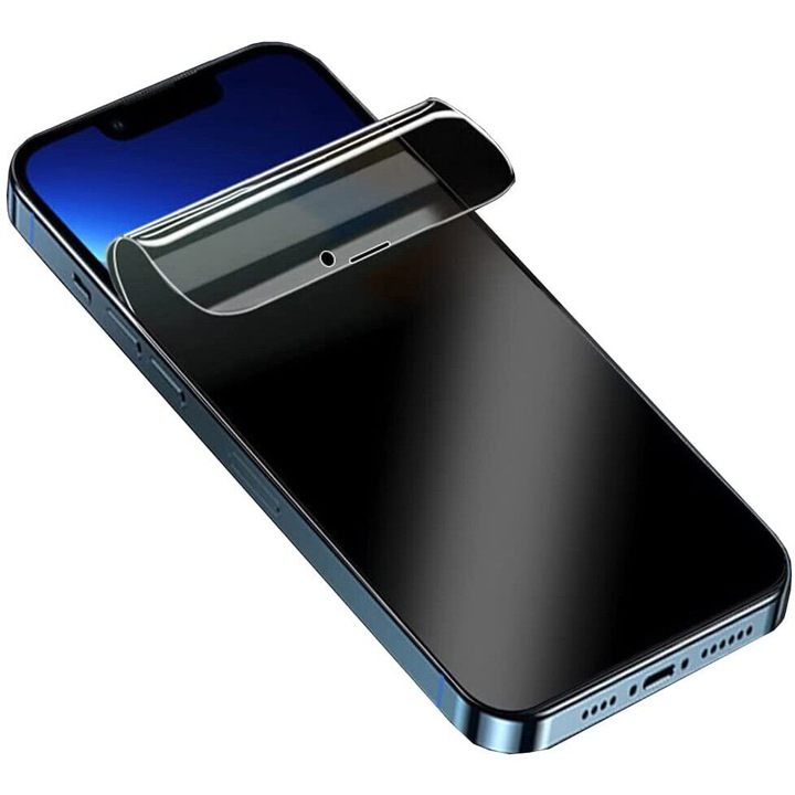 Дисплейно фолио за поверителност за Asus ROG Phone 9 Pro, протектор за екрана на телефона Hydrogel Front, гъвкав, пълен с лепило, силикон, пълен комплект за лесен монтаж