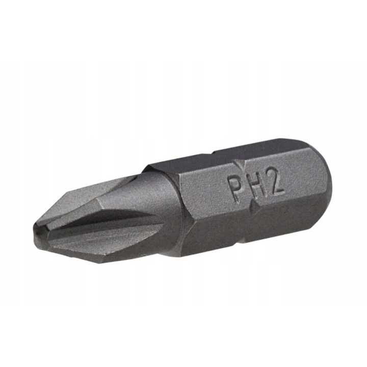 Set 3 bucati capete pentru surubelnita 1/4 Stalco 1x25mm, din otel S2, rezistente