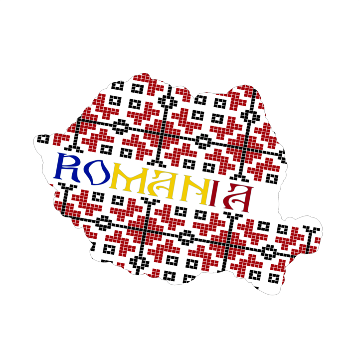 Magnet harta suvenir gift shop personalizat cu mesaj, Romania, model 27, din lemn