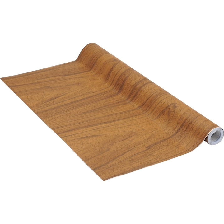 Fahatású matrica fólia, francia dió, PVC, 45cm x 3m