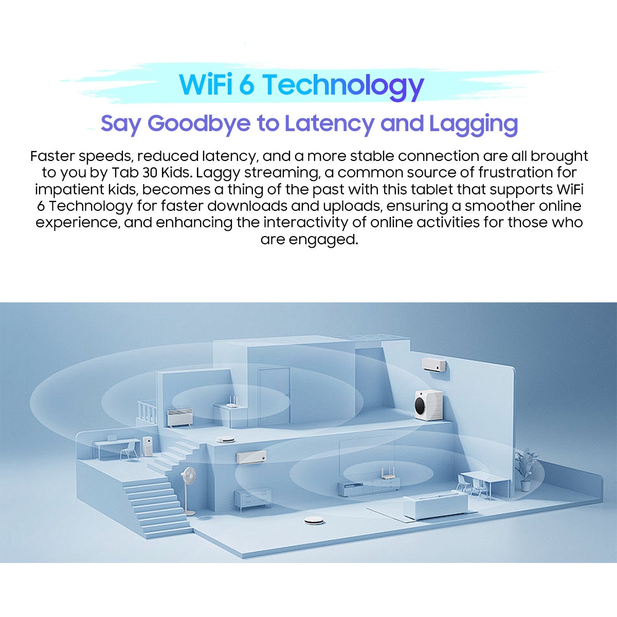 Tableta pentru copii Blackview Tab 30 Kids, Android 13Go, 10.1", 60Hz, 6GB Ram(2GB + 4GB extensibili), 64GB Rom, 800x1280, 5100mAh, 4 nuclee, WIFI6 (2.4G+5G), Card TF unic, 10W, Tableta educationala, Albastru