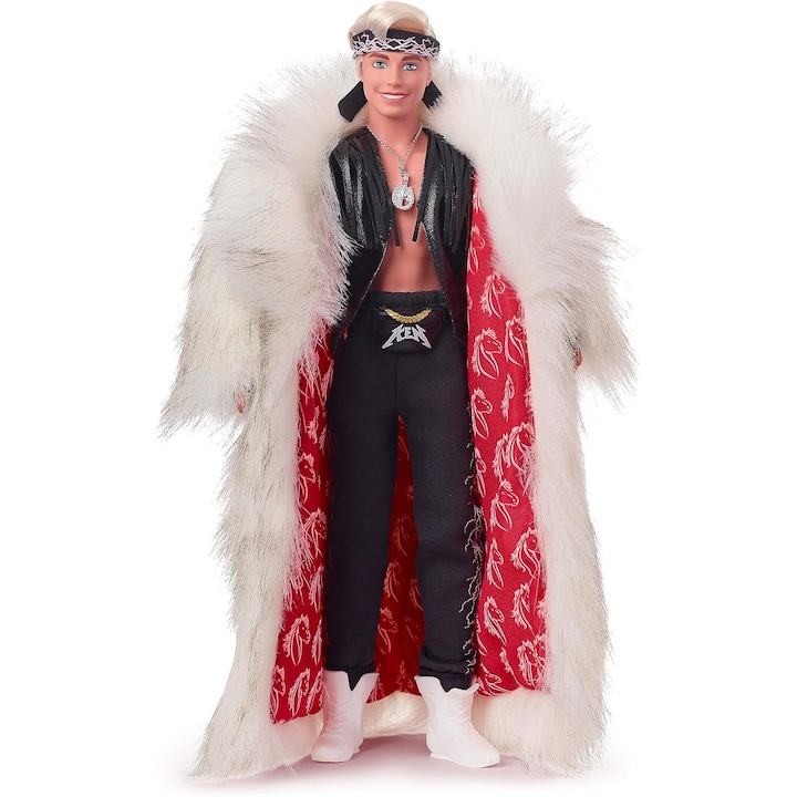 Колекционерска кукла Кен с кожено палто, Barbie The Movie, 30 см