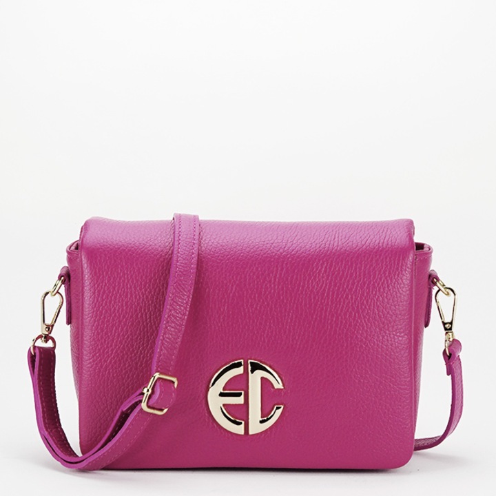 Kis természetes bőr táska 8942 121 fukszia