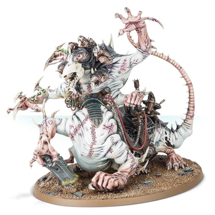Warhammer Age of Sigmar Hell Pit Abomination Skaven játék kiegészítő, Games Workshop, 78 darab, szürke