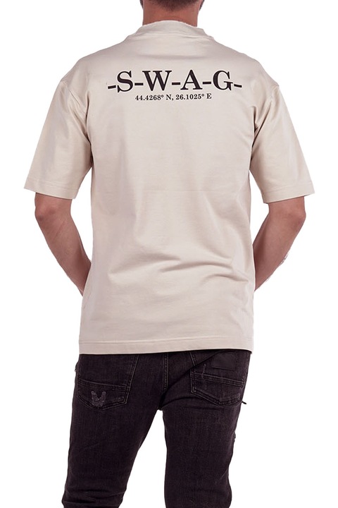 Tricou Logitude, Swag, Beige, M