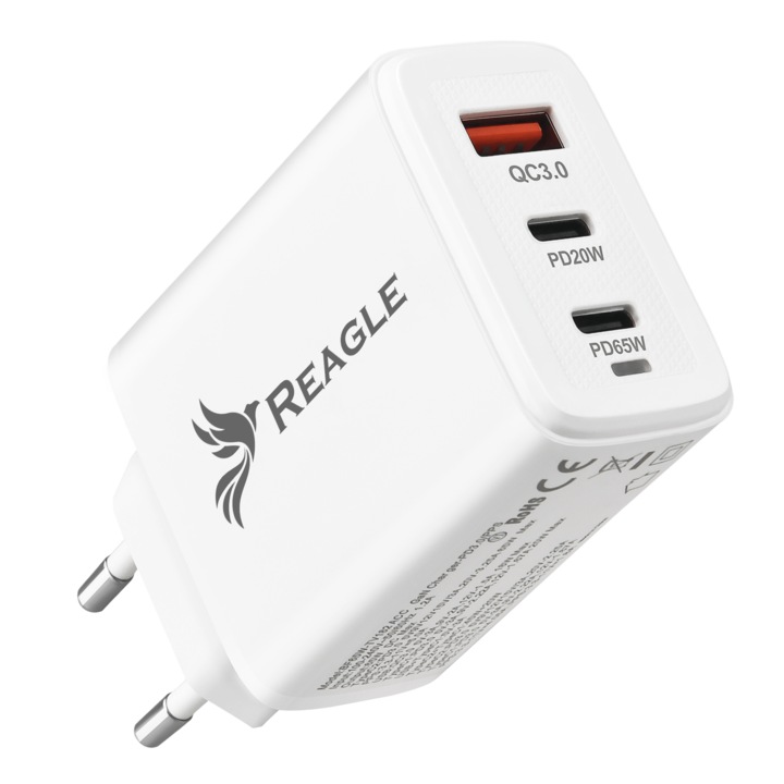 Pentru Fast Charger Usb C Gan 65W Pd 2X Qc 3.0 Laptop Macbook Usb-C